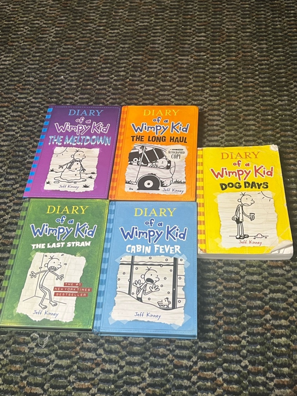 Diary of a wimpy kid book lot